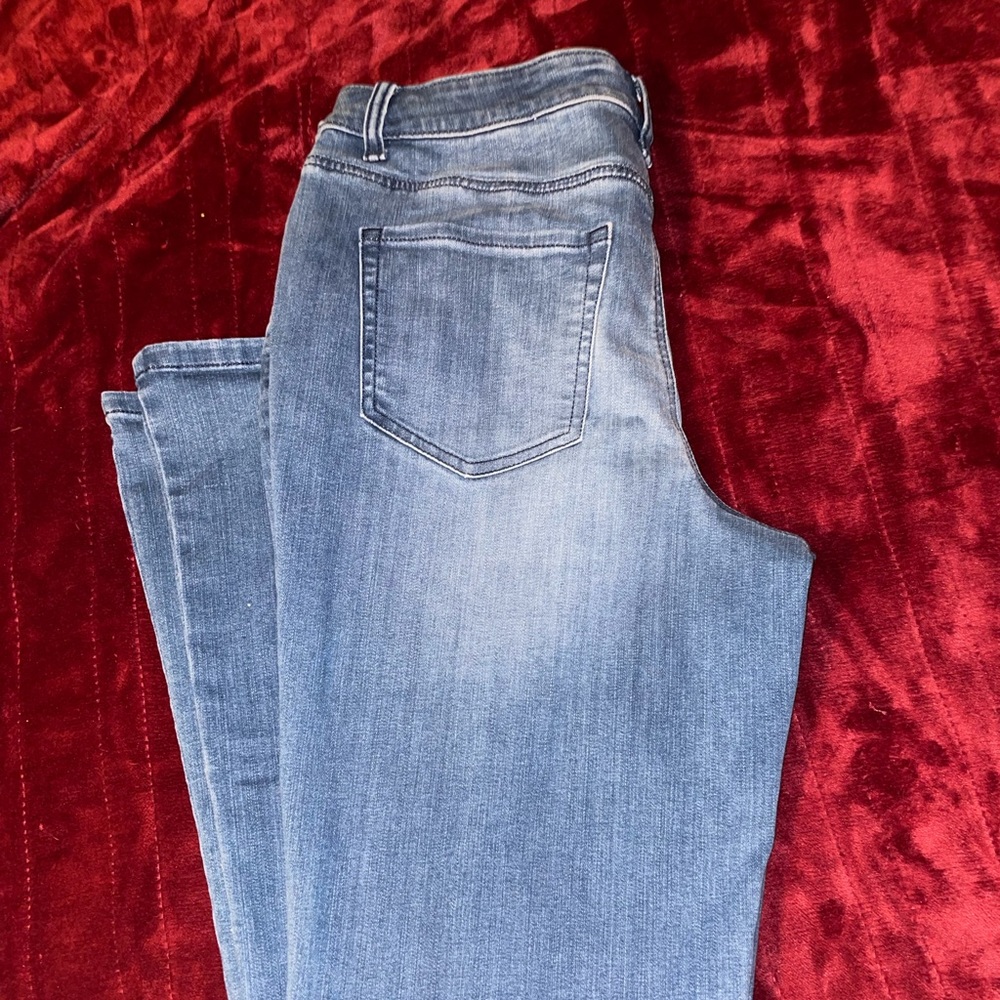 Maurices high-rise 14 regular jeans button up